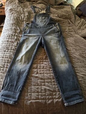 Torrid Dark Wash Denim Overalls Jumpsuit